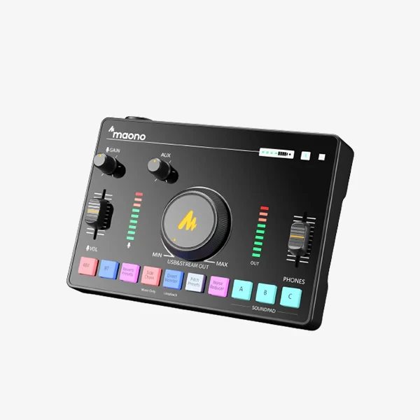 Maono Maonocaster AMC2 NEO One-Stop Streaming Audio Mixer & Sound Card